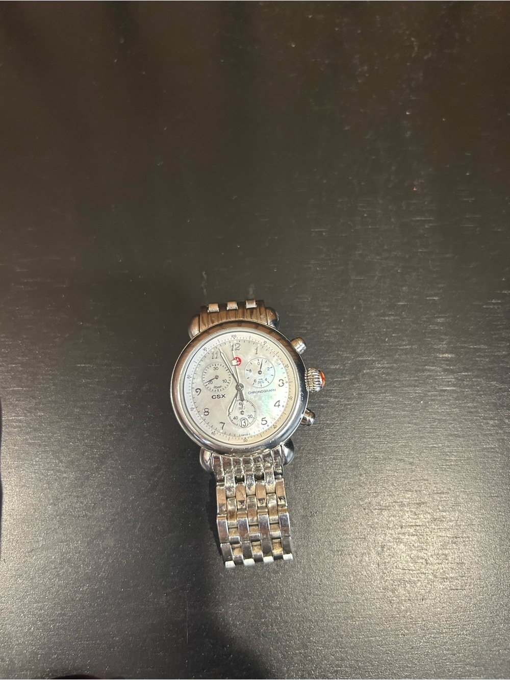 Silver Men's Chronograph Watch - Stainless Look